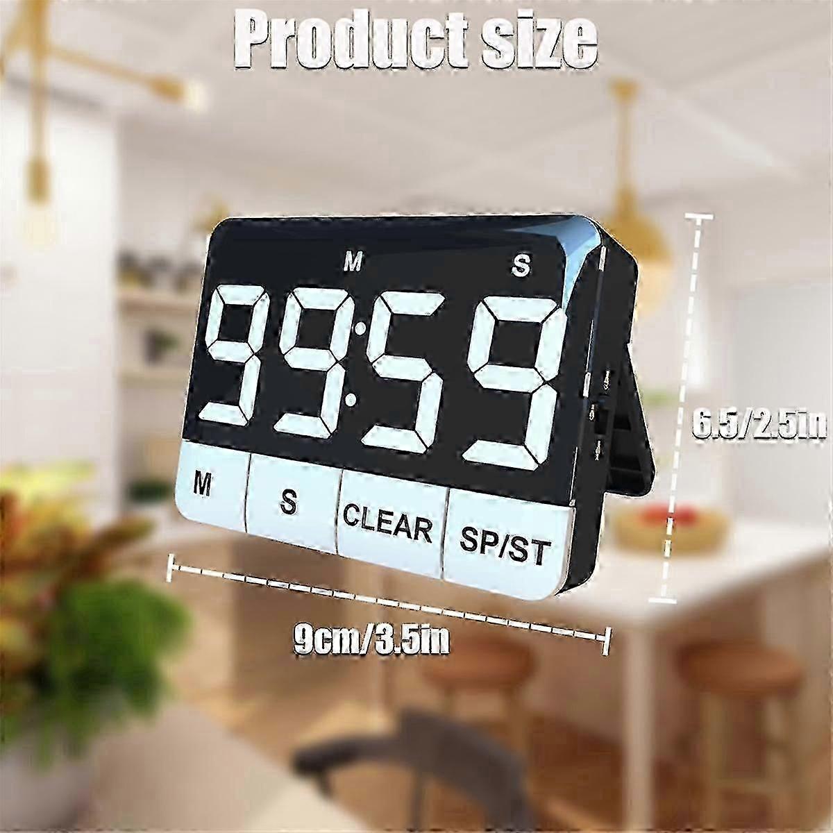 Loud Magnetic Digital Kitchen Timer