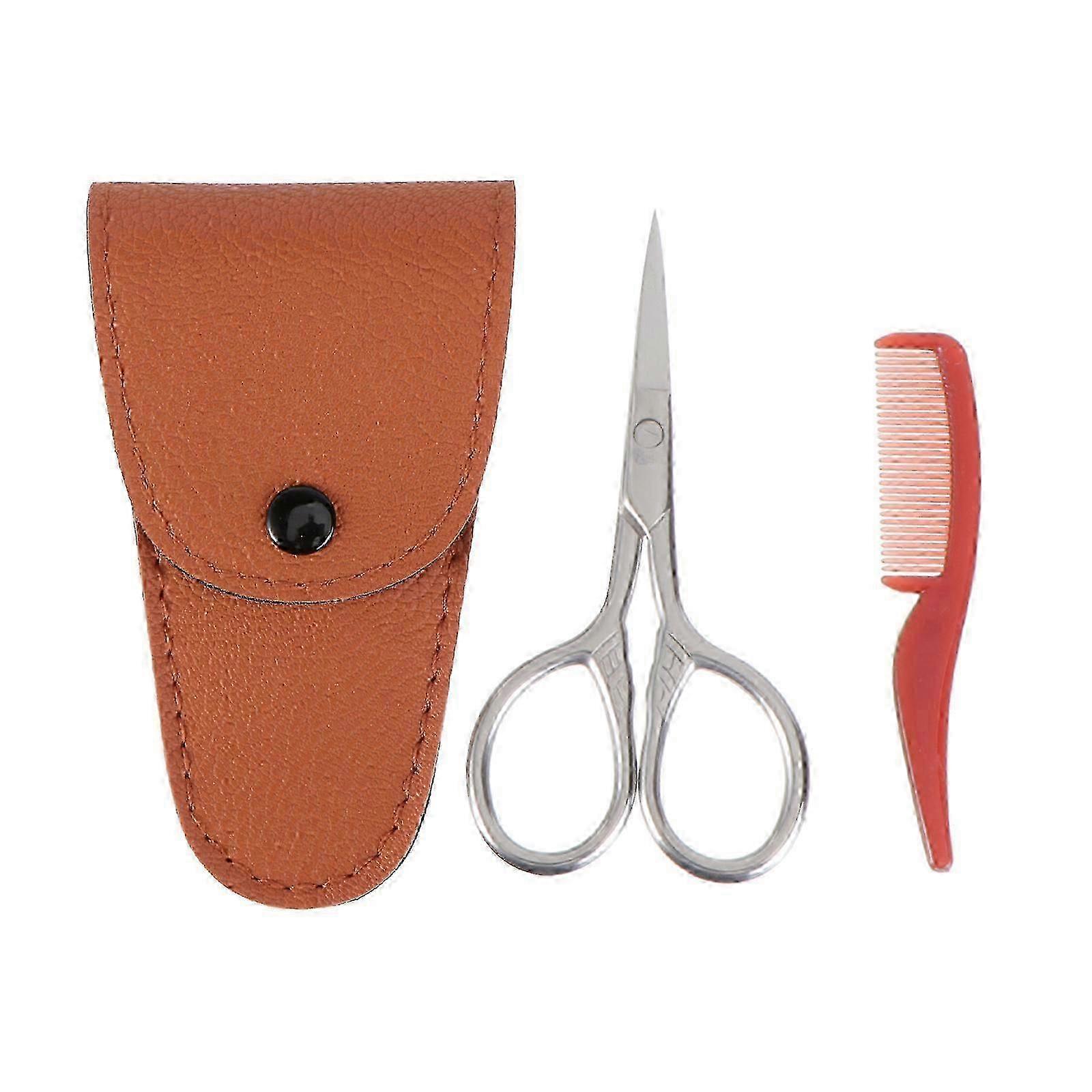 Essential Grooming Kit compatible with Men, Lightweight and Efficient Scissors compatible with Beard Trimming