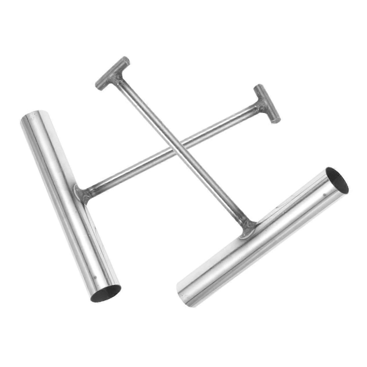 2pcs T Shaped Manhole Hook Lifting Tool for Drain Cover
