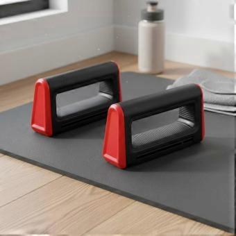 2 Pieces Foldable Press-up Stands Compact Foldable Push up Stand Non-Slip Grip