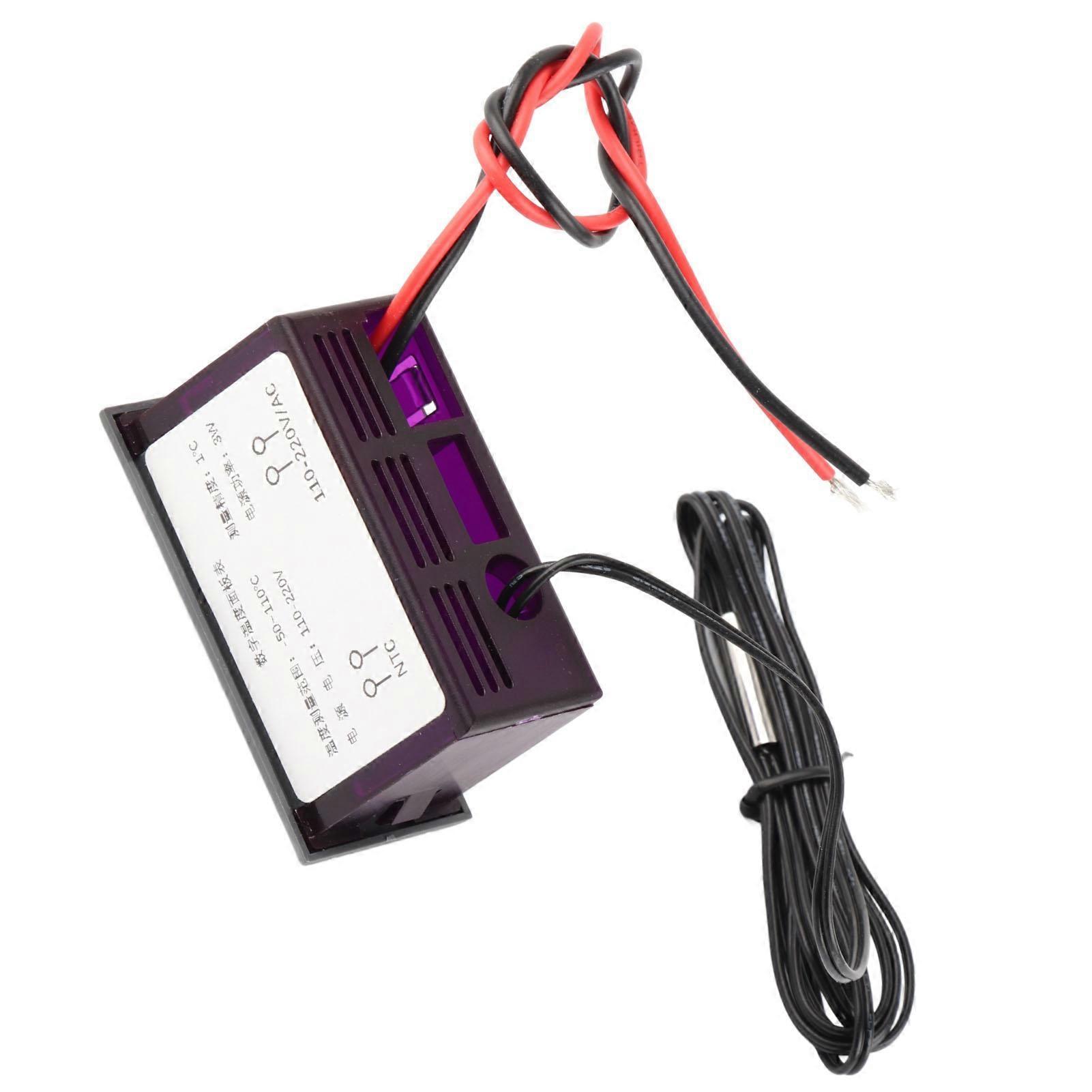 ZFX‑900 Digital Temperature Controller LED Panel Meter with Sensor for Refrigeated Cabinets 220V