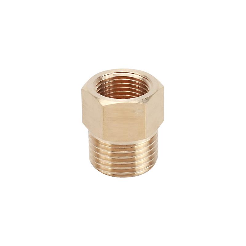 Brass High Pressure Washer Coupler,  Female Thread Connector Internal Thread Hose Pipe Adapter(3pcs, Bronze