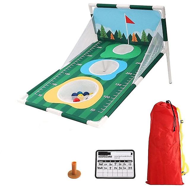 Golf Game Set,golf Chipping Net,golf Target For Swing Practice With 12 Balls And Storage Bag,fun New Golf Game