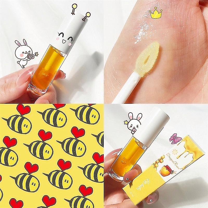 1pc Natural Plant Extract Lip Oil Lip Plumper Lip Gloss