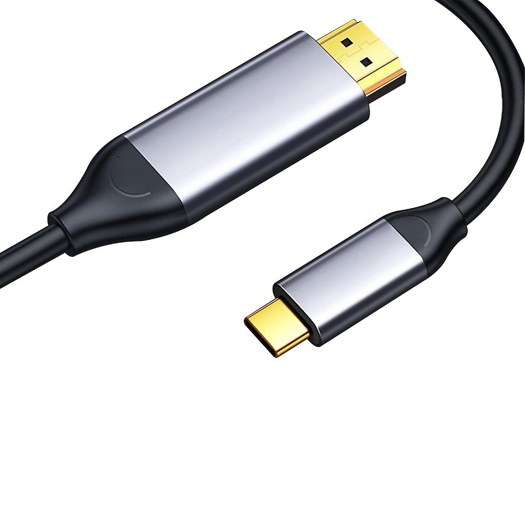 Adaptador de cabo compatível com USB C para HDMI (3 compatíveis) 4K@30Hz 70,87"