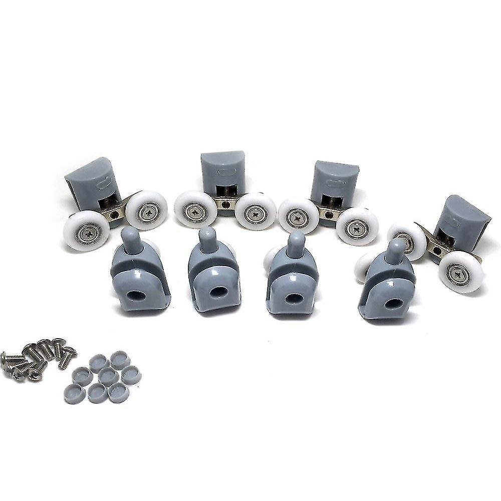 Diameter 25mm Top & Bottom Shower Door Rollers Runners Wheels Replacement