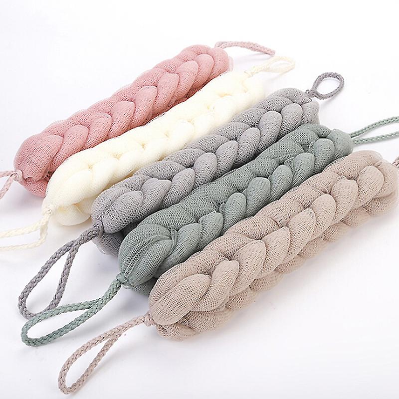 Body Exfoliate Puff Bath Sponge Scrub Mesh Net Ball Massage Ball Back Scrubber