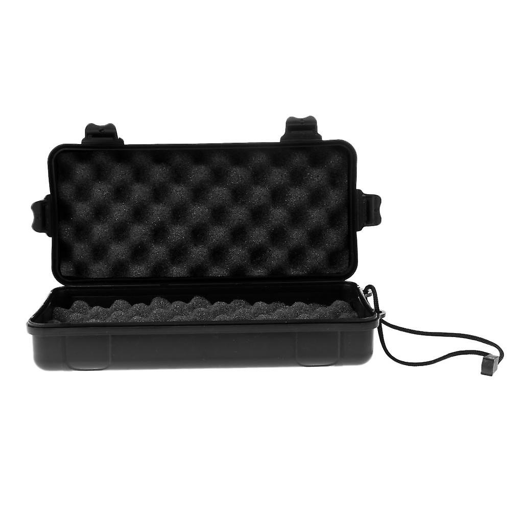 Airtight Survival Storage Case Flashlight Torch Carry Box Container L Green