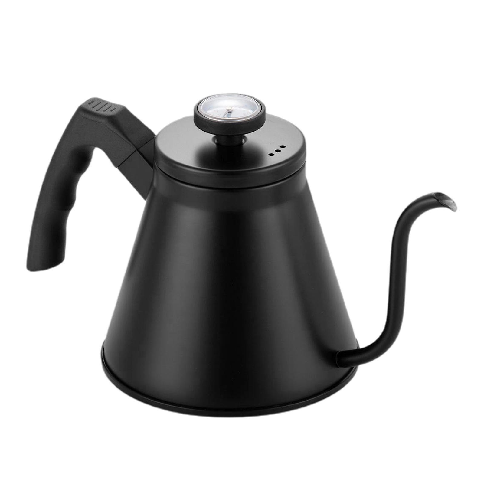 Electric Gooseneck Kettle Temperature Control Pour Over Kettle with Spoon