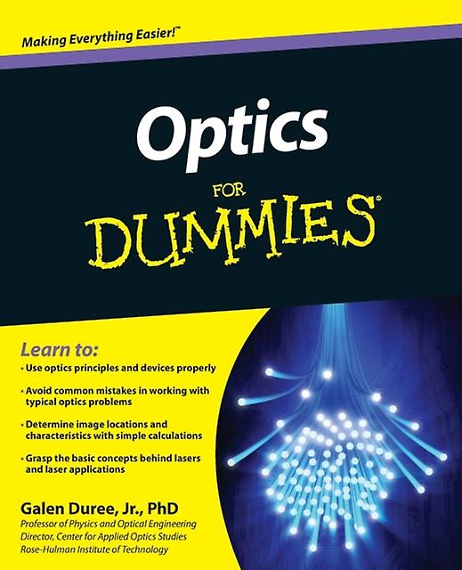 Optics For Dummies by Galen C. Duree Paperback Book