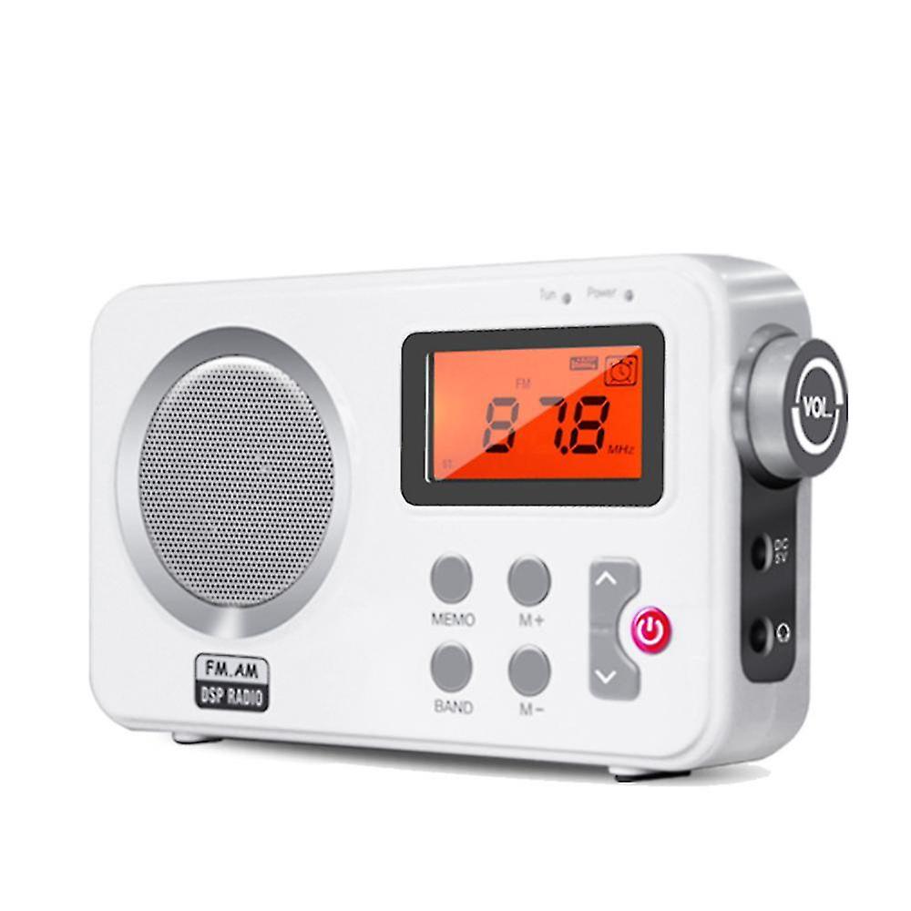 Portable Radio Dual Channels Am Fm Audio Receiver Stable Signal Radio With 3.5mm Earphone Plug Stre