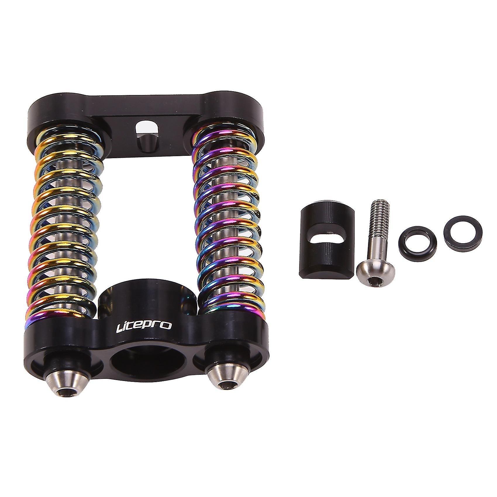 Front Titanium Alloy Double Spring For Birdy3 P40/r20/gt/city Folding Bike Part,multicolor