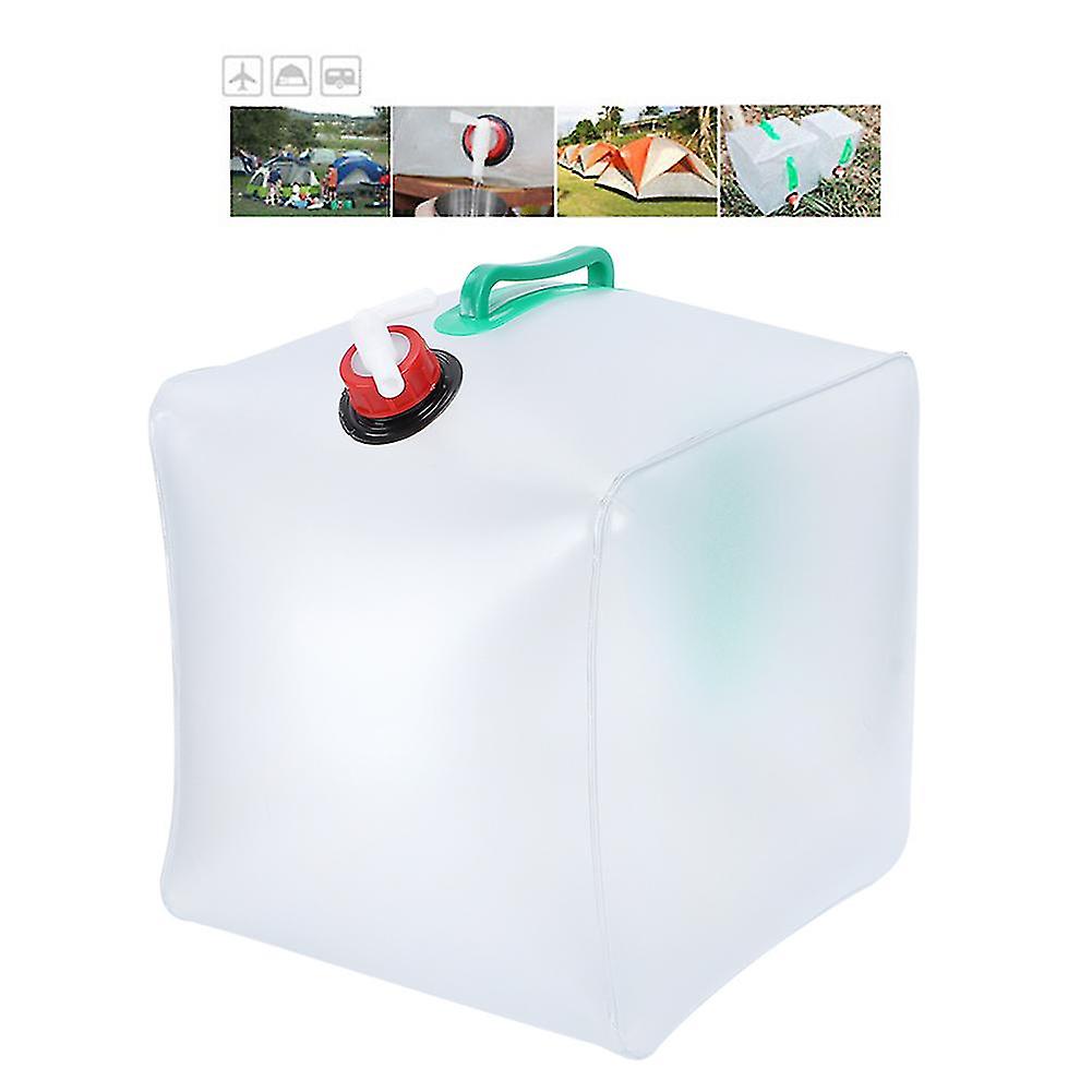 Touch Collapsible Water Bag 20L Collapsible Water Bag Folding Bucket Container Portable Water Carrier for Outdoor BBQ