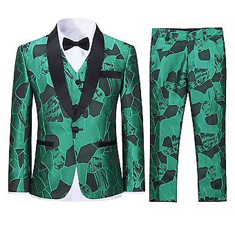 Youthup Boys 3Pce Suit Formal Evening Dress Jacquard Blazer...