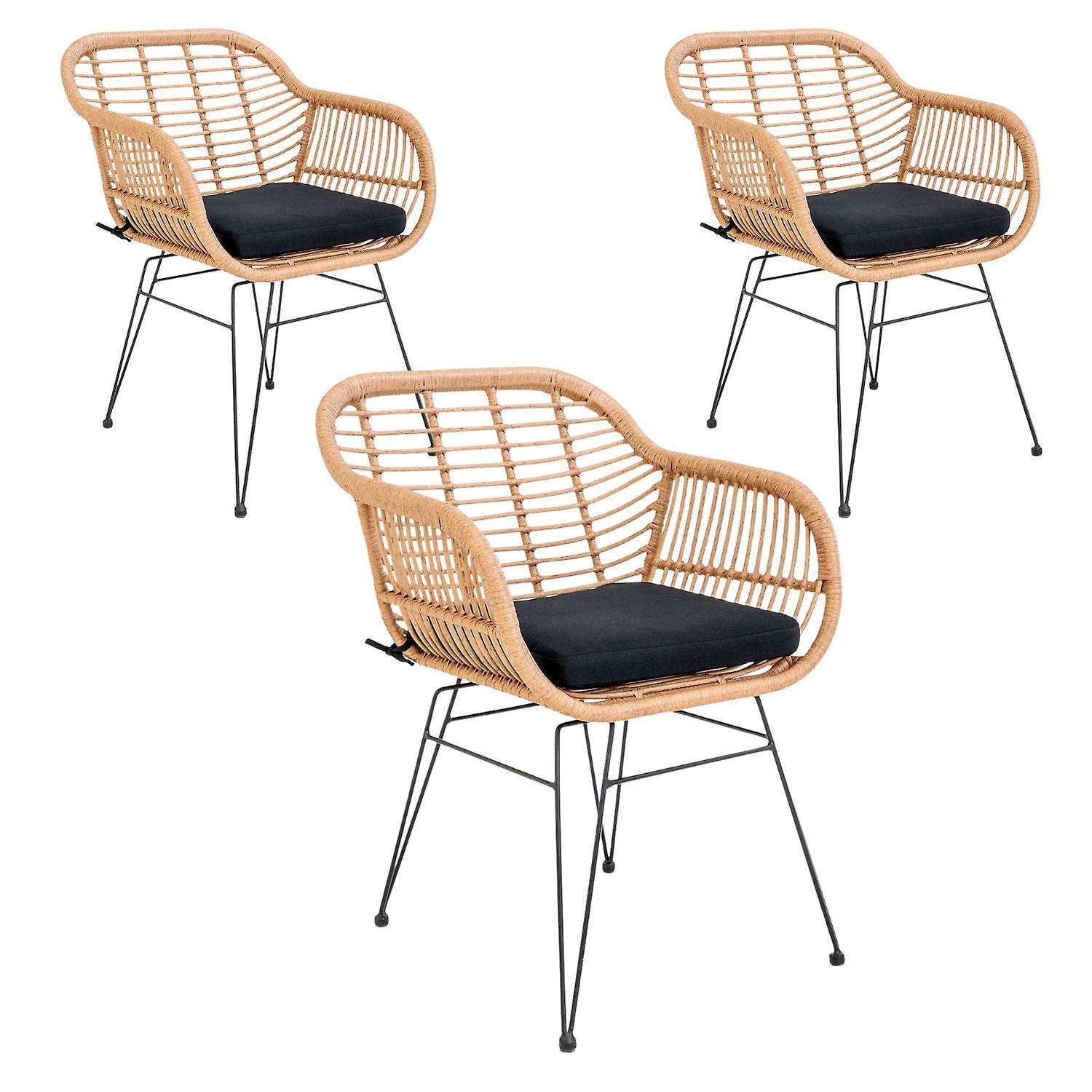 6 garden armchairs TRIESTE