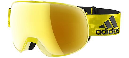 Ski Goggles Adidas PROGRESSOR S AD82 SHINY BRIGHT YELLOW/GOLD MIRROR unisex