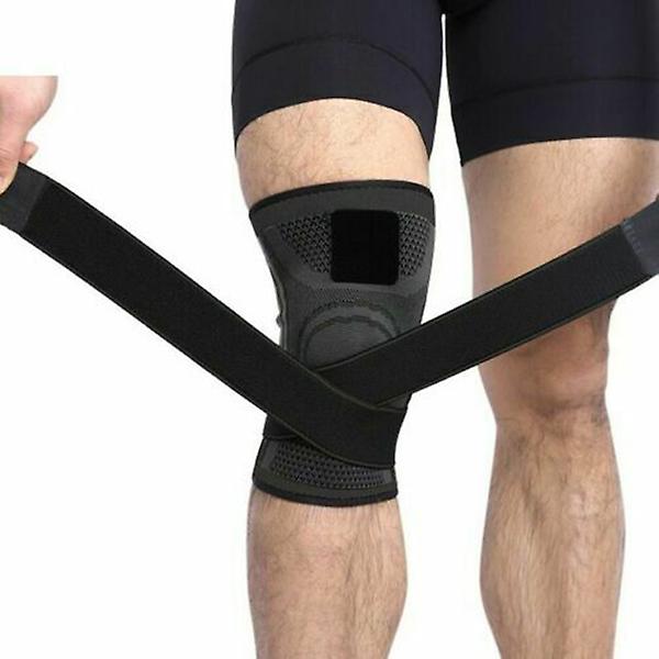 1 Pcs Knee Brace Pressurized Compression Pad Support Elastic for Running Cycling