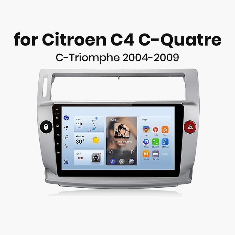 Radio for Citroen C4 C-Triomphe C-Quatre 2004 - 2009 CarPlay Android Auto Car Multimedia Player