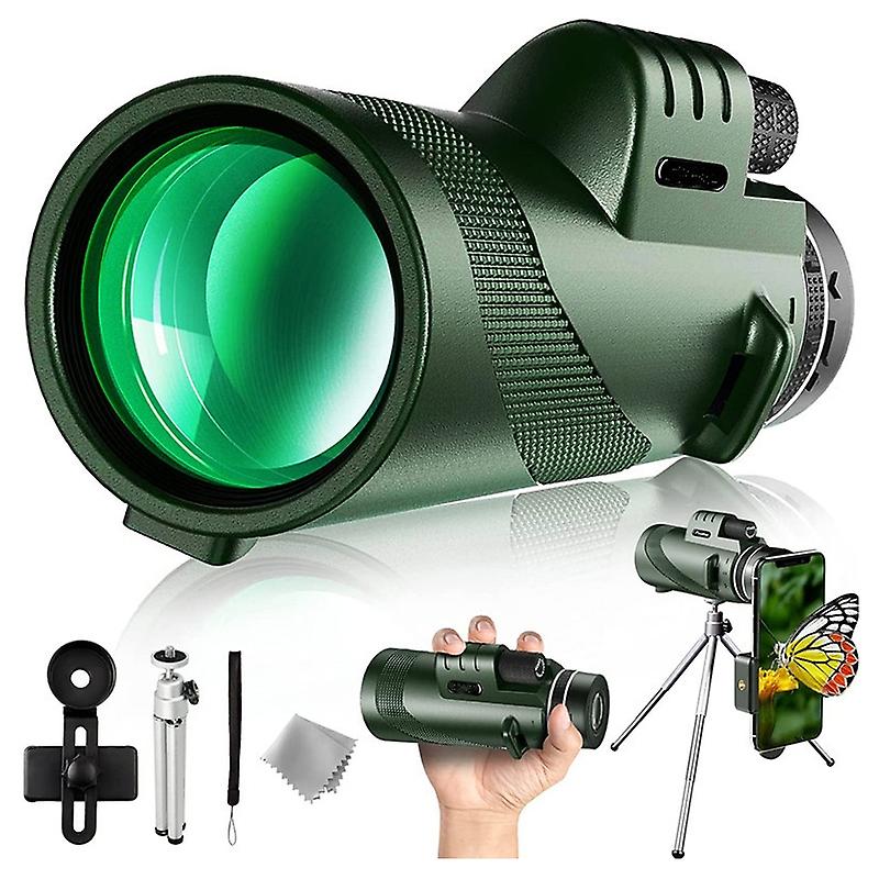 40X60 Outdoor Night Vision Monocular (Standard+Universal Clip+Tripod) (Standard+Universal Clip+Tripod)