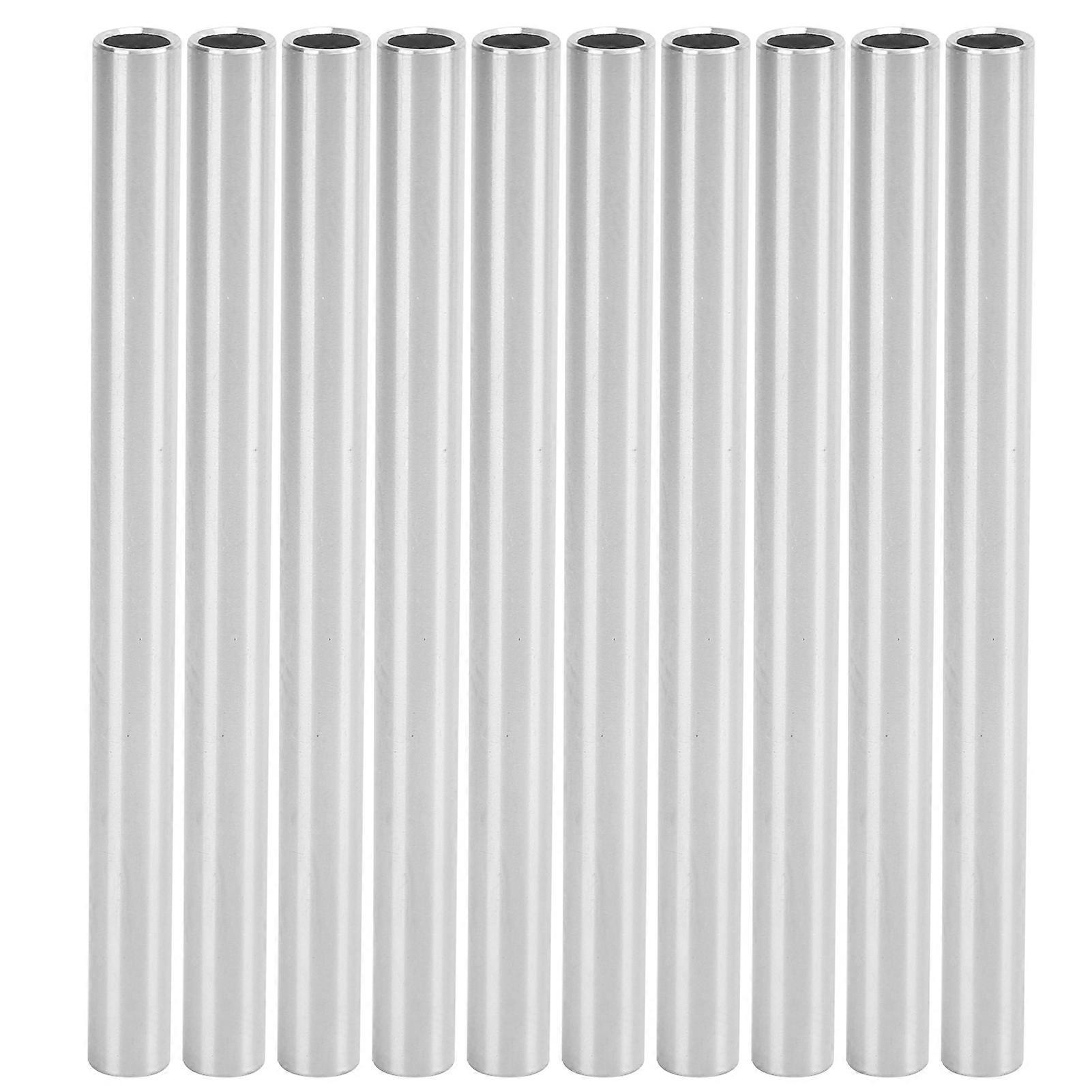 10Pcs Aluminium Tubing Seamless Pipe Straight Tube 8x6mm 3.9in Length Accessory 6100‑0608‑0100