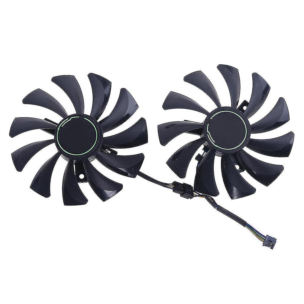 1 Pair Ha9010h12f-z 4pin Cooler Fan Replacement For Msi Gtx 1060 1660ti Rtx 2060 Graphics Card Fan