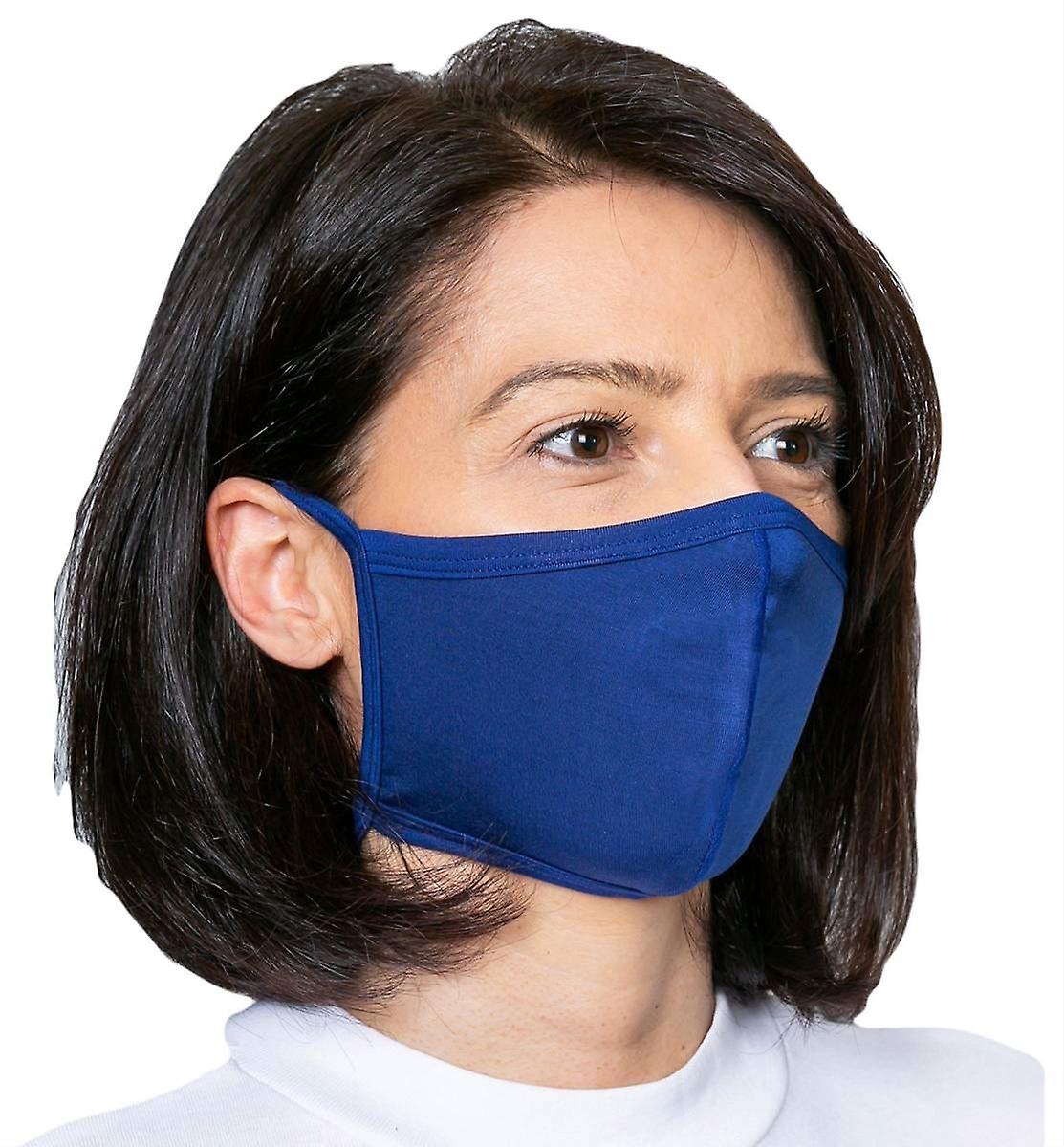 Obviously Tie Face Mask - Navy
