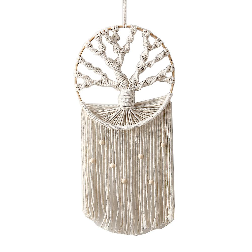 Bestevery Macrame Wall Tapestry, Bohemian Macrame Wall Hanging, Dreamcatcher Dream Catcher