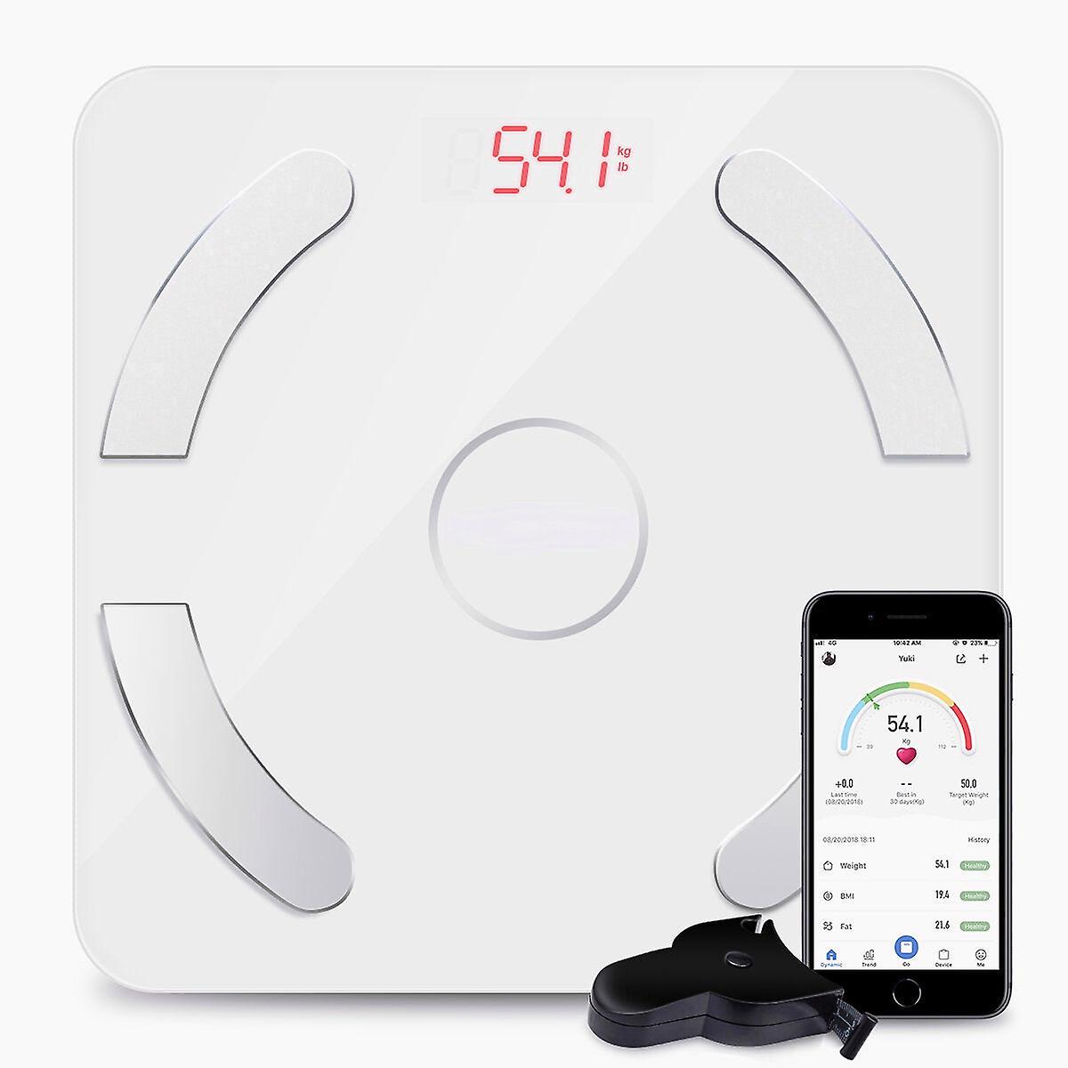 Wifi Bluetooth Smart Body Fat Scale - Led Digital Weight Scale For Accurate Measurements
