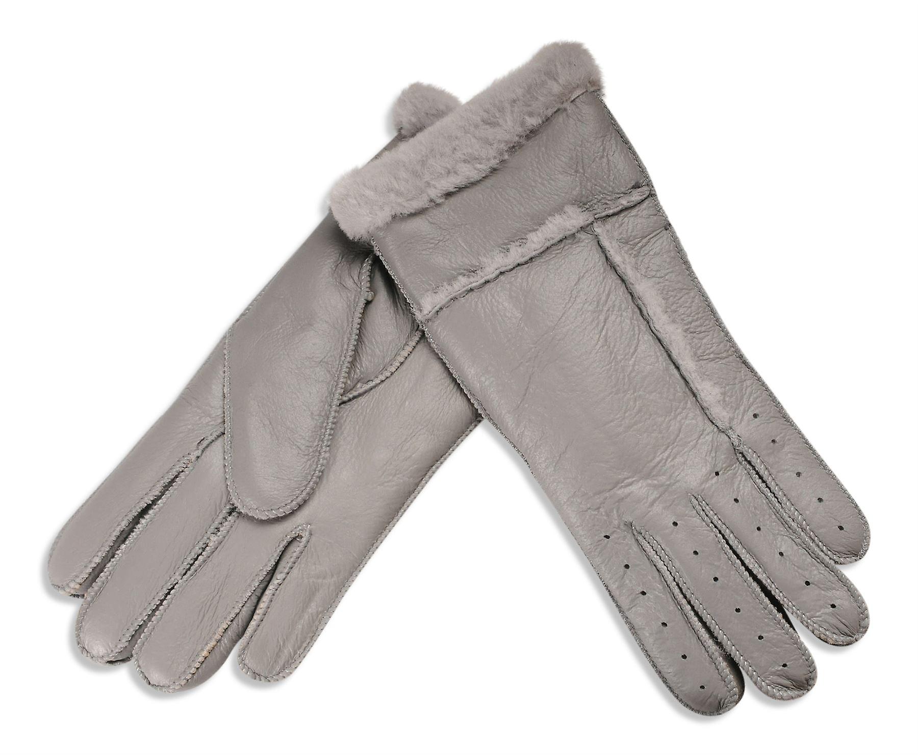 Nordvek Womens Leather Gloves - Sheepskin Lining - Perfect For Driving # 330-100