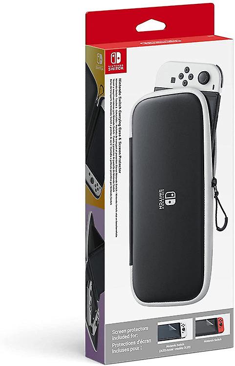 Nintendo Switch (oled Model) Carrying Case & Screen Protector