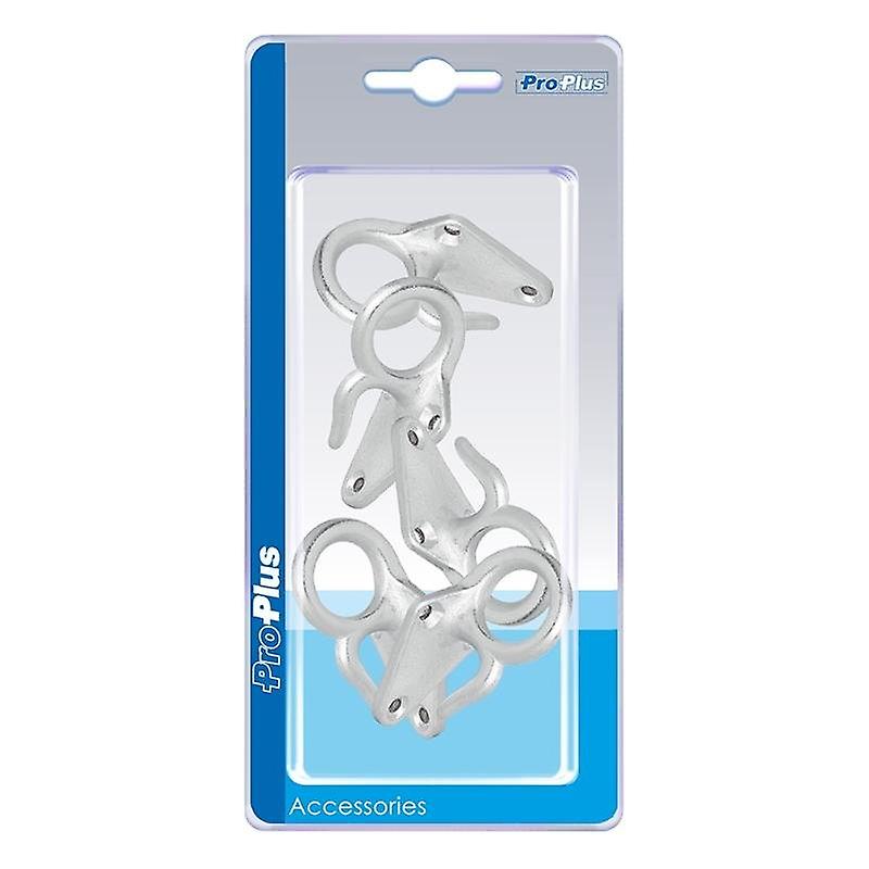 Rope hook metal with loop model 2 5 pieces in blister
