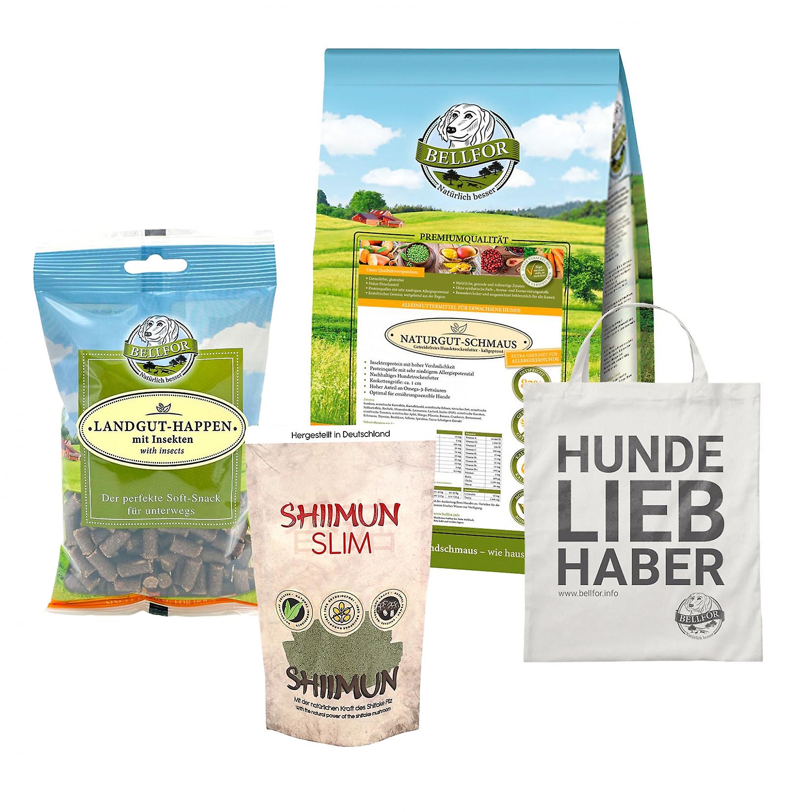 Bellfor food set for nutritionally sensitive, large dogs with overweight