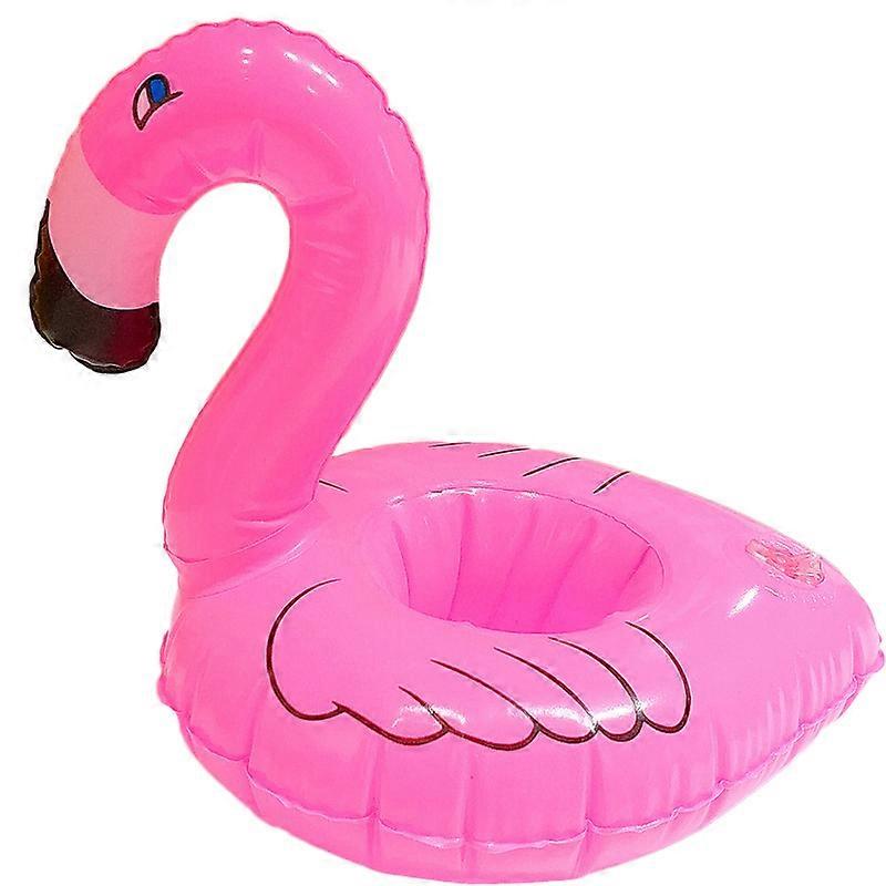 Summer Swimming Pool Floating Inflatable Flamingo Holder Water Drinks Cup,