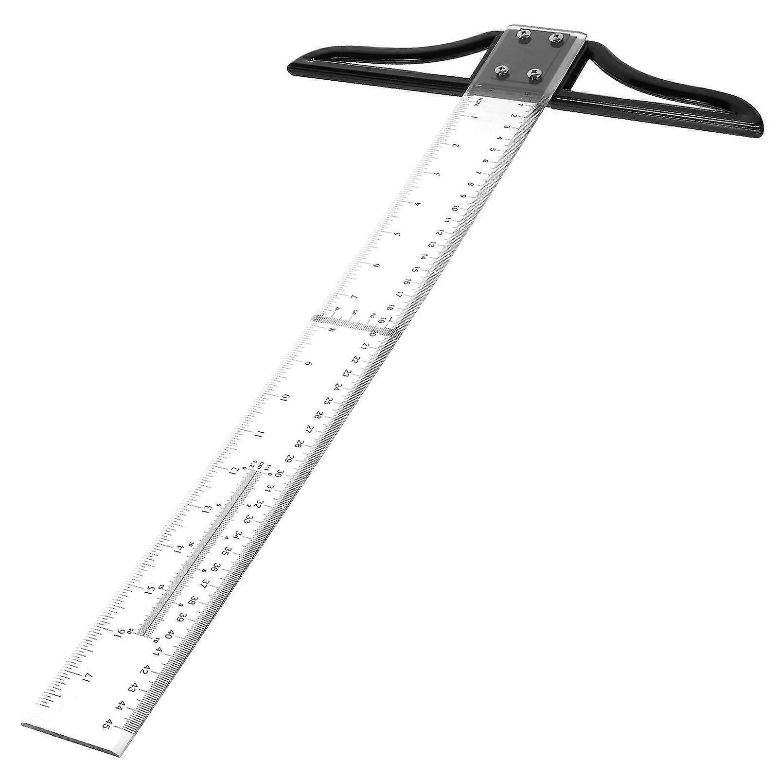 T Square Marking Ruler Carpentry Ruler Art Supplies T Ruler for Drafting