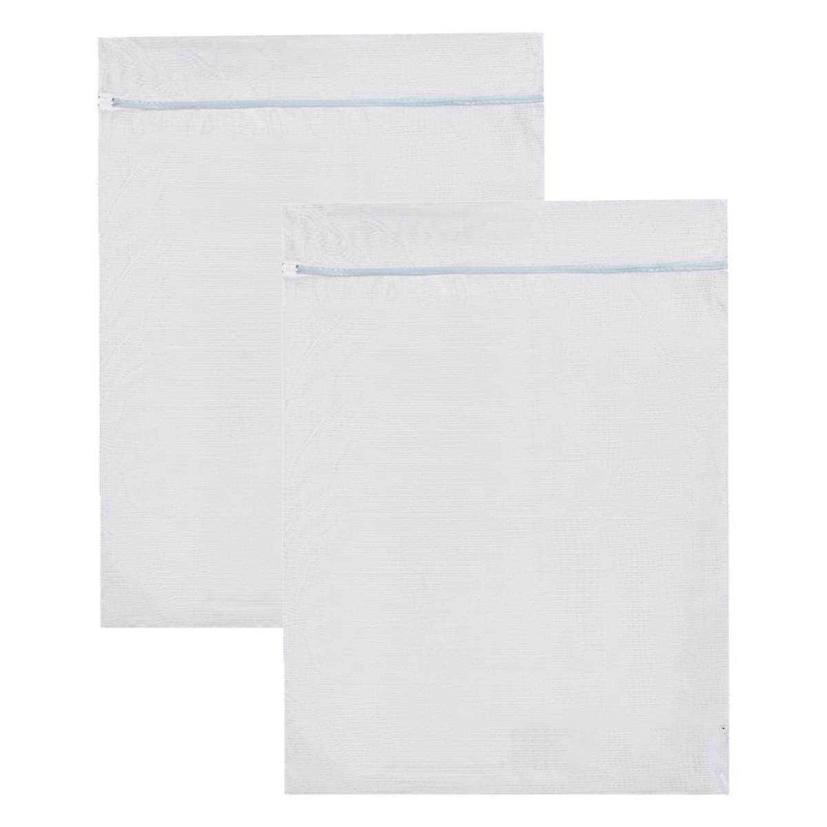 2pcs Extra Large Honeycomb Mesh Laundry Bag Net Fabric Durable 90*110cm