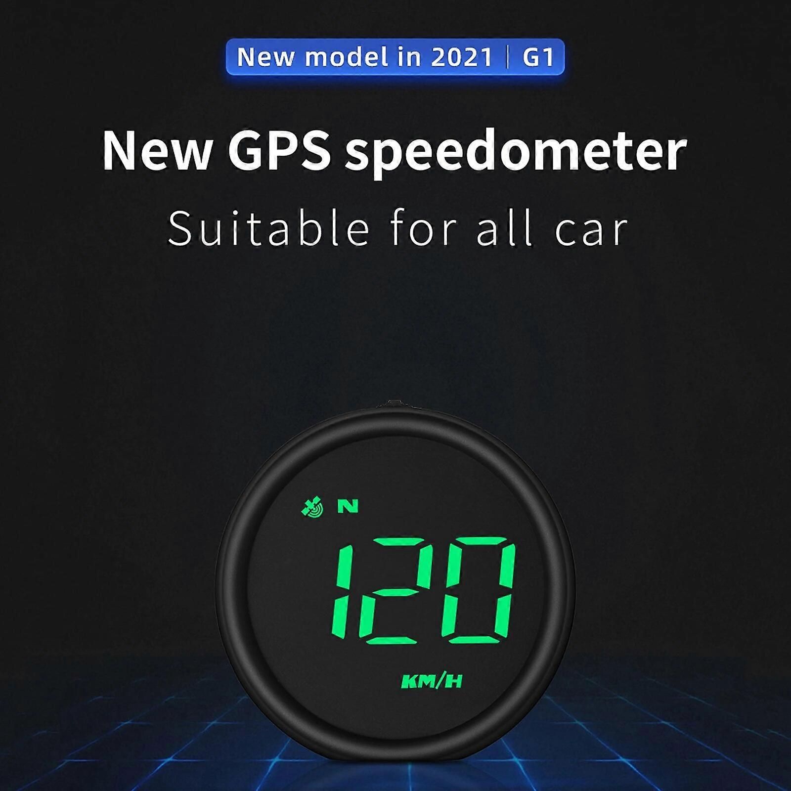 Car Motorcycle GPS Speedometer Intelligent Digital Display Gauge Universal With Alarm Function Automatic Sensitivity Mode FN9U6917