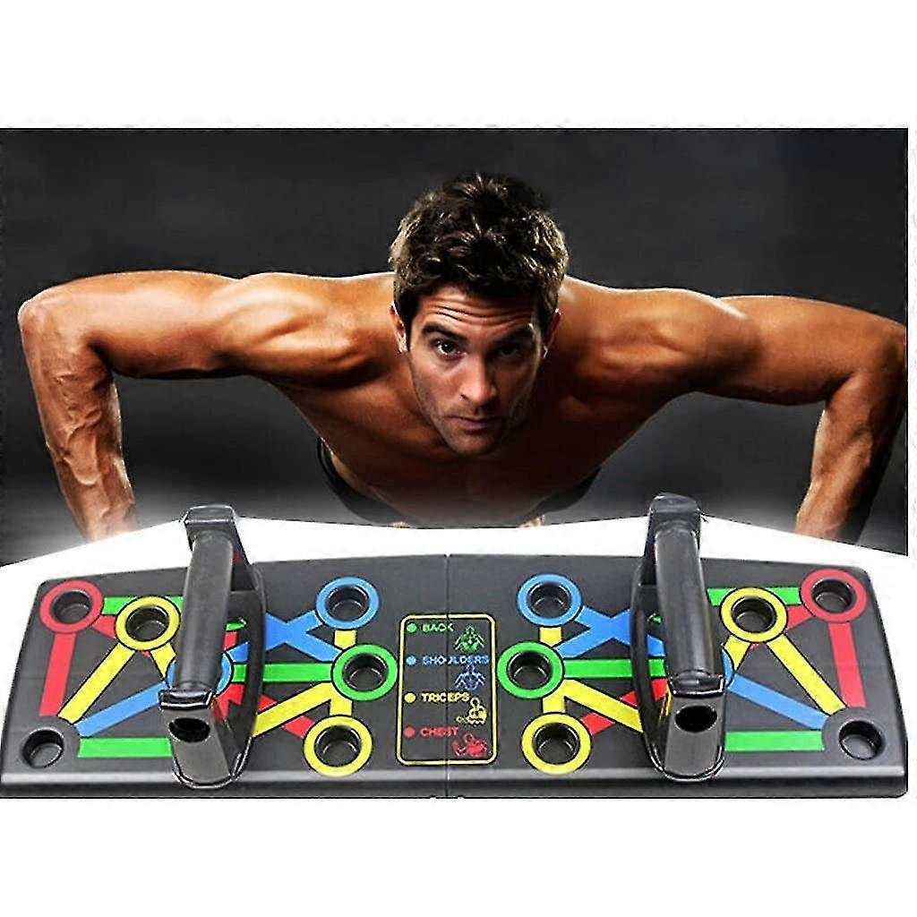 Push Up Board For Men | Foldable Pushup Stand Board | Flex Board 9 In 1 Board | Pushup Rack Board | Push Ups Workout Board | Body Building Kit For Men