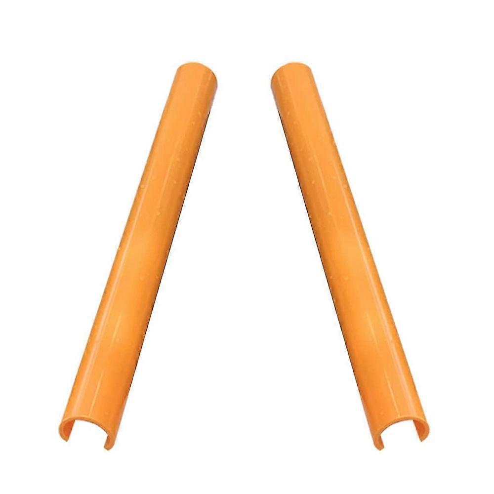 2PCS Orange Front Grille Trim Strip Cover For- X3 F25 G01 X4 G02 X5 G05