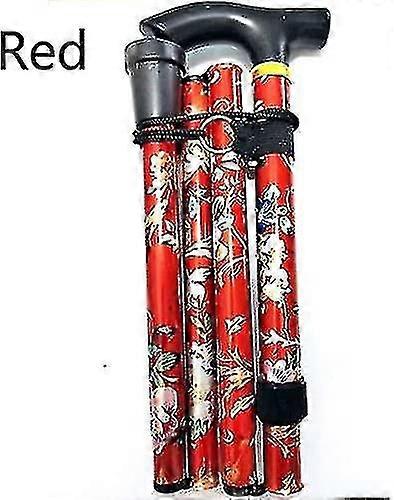 Printed Cane Folding Cane Telescopic Outdoor Trekking Pole