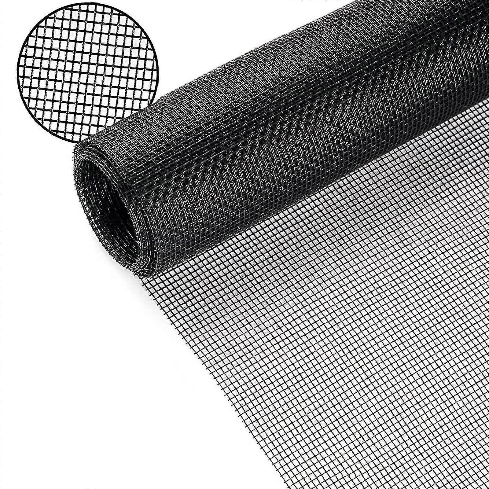 Window Screen Mesh,120cm X 250cm Durable Fiberglass Fly Screens For Windows And Doors Insect Mesh Replacement Fly Net