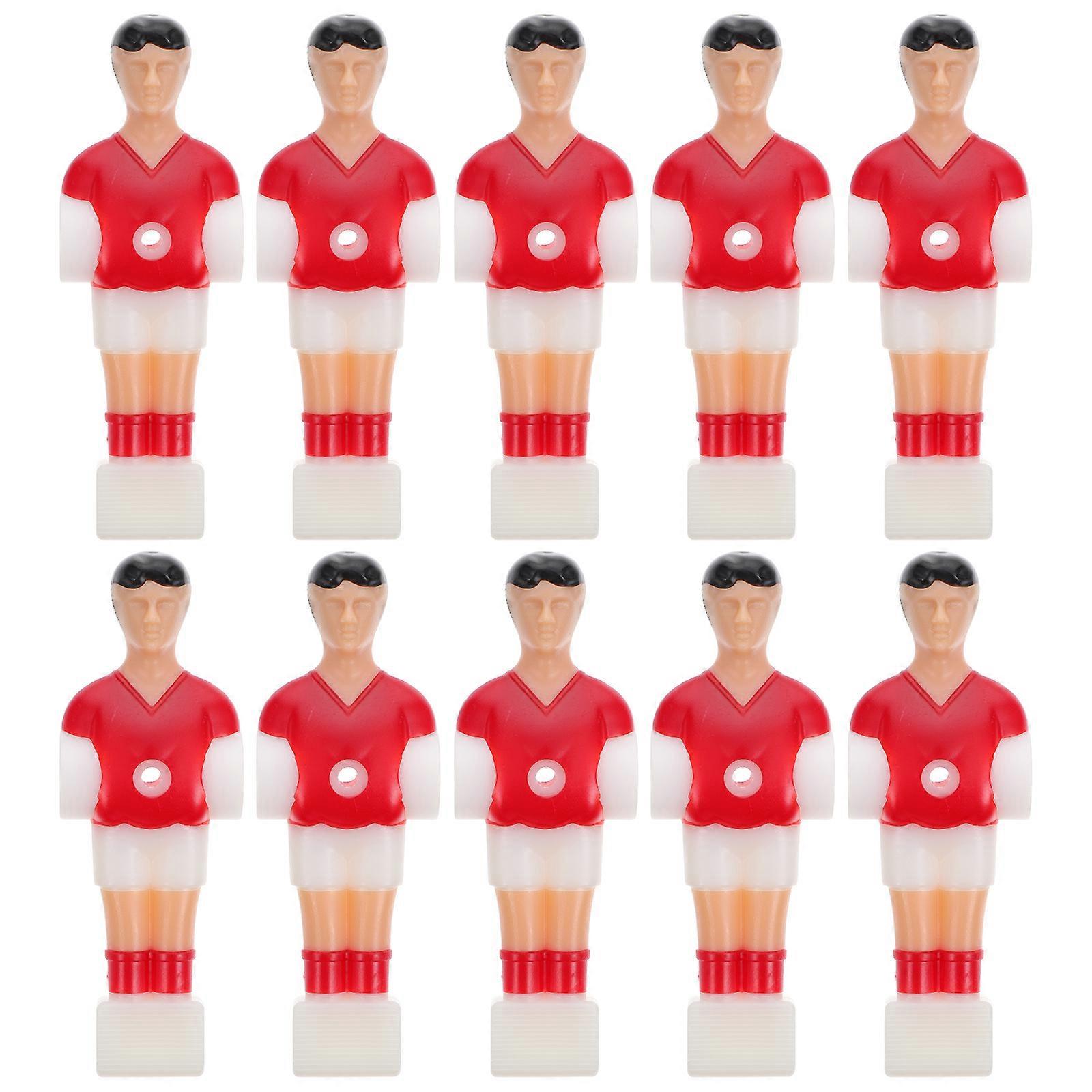 10pcs Interesting Football Player Dolls Plastic Figures for Table Soccer Machine