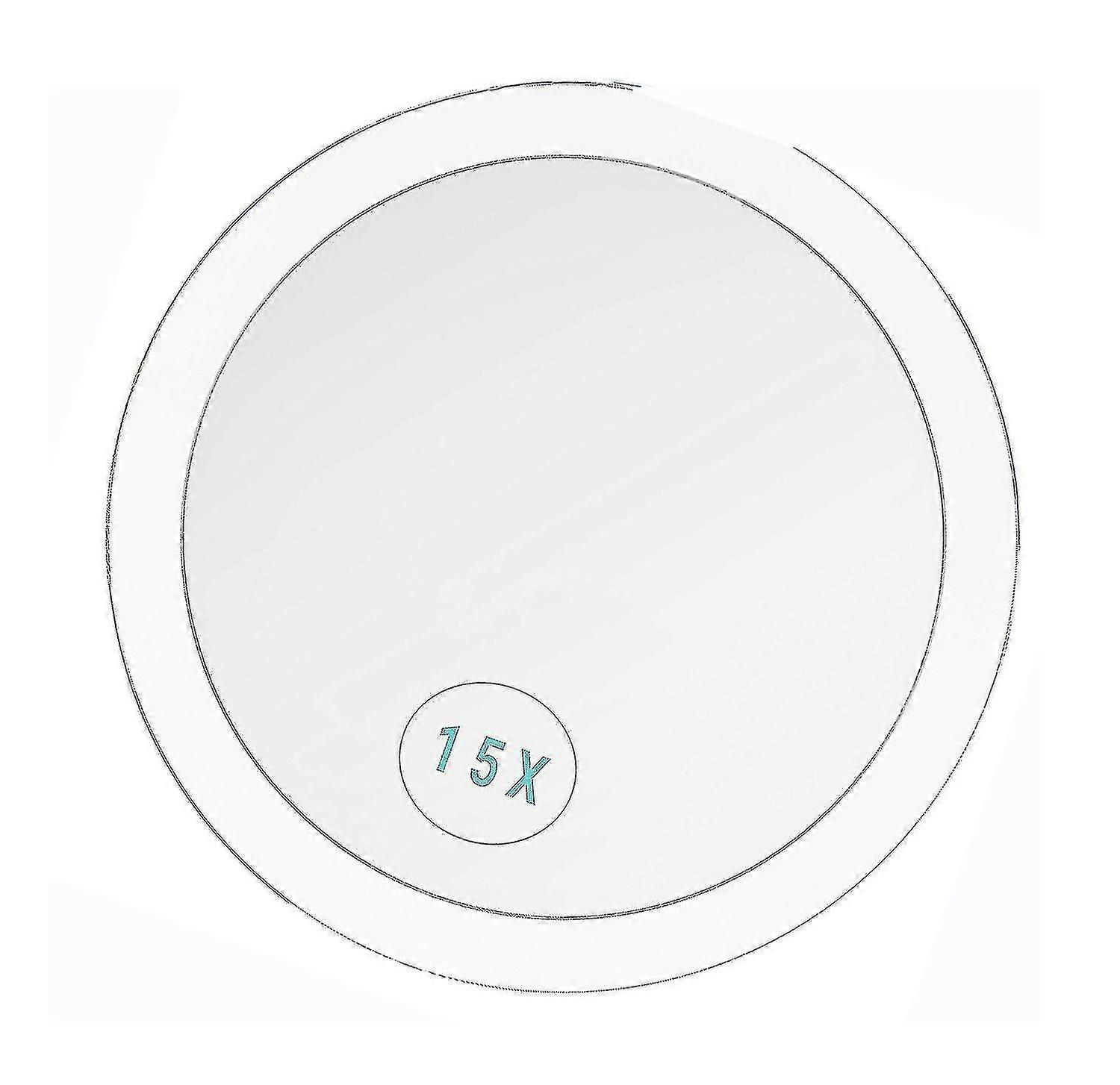 15x Magnifying Makeup Mirror Suction Cups Glass Mirror