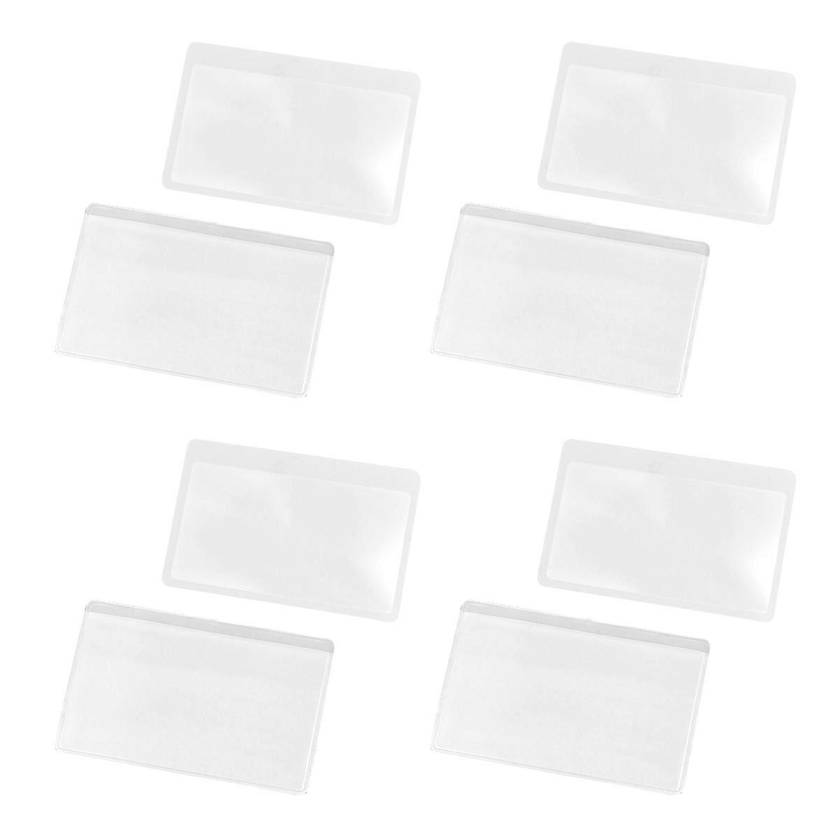 8Pcs Shaped Magnifying Glasses Portable Magnifying Lens Magnifier