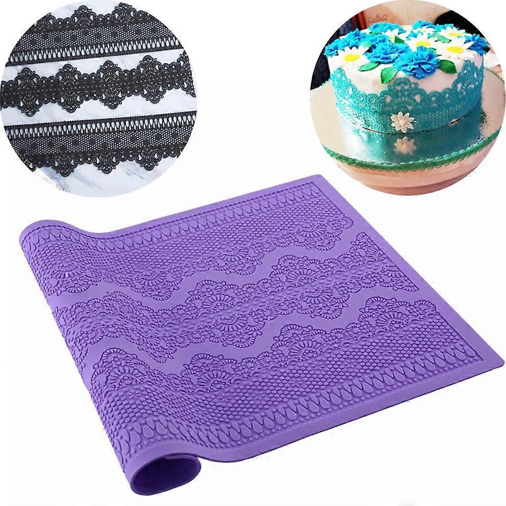 Silicon Baking Mat Sheet Pastry Baking Tool Reusable Cake Lace Mat Decorative Molds for Pudding Pastry