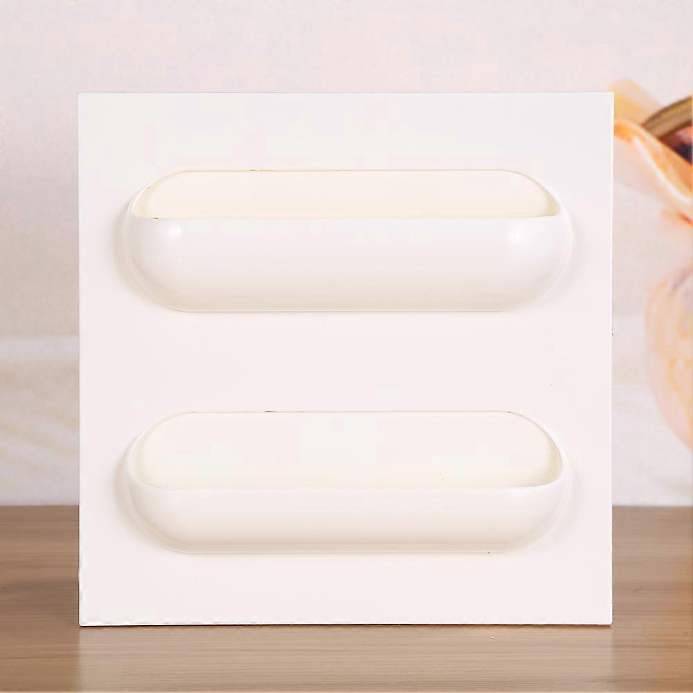 Kitchen and bathroom supplies storage rack (double-layer beige)