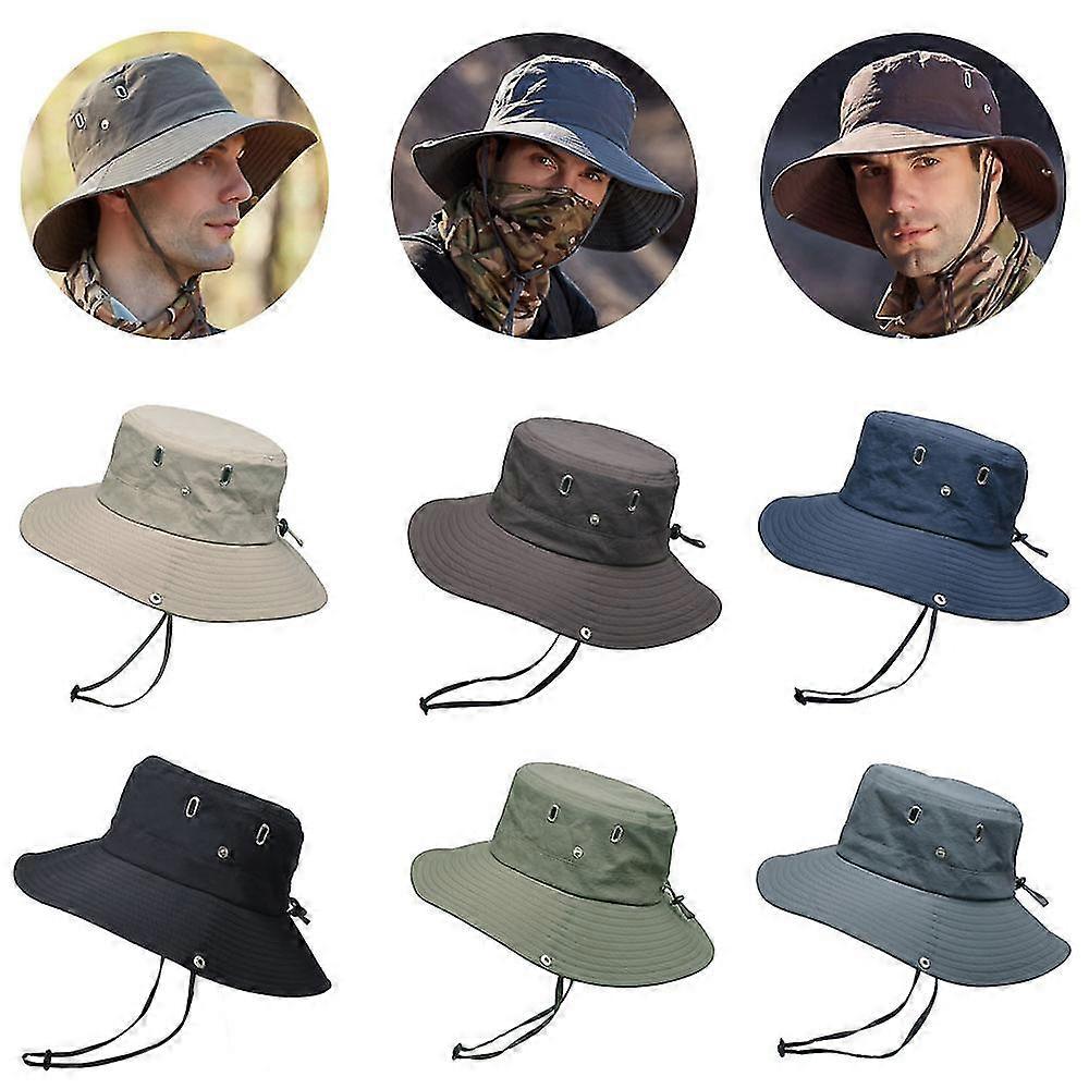 Ήλιος καπέλο άνδρες visor καπέλο καλοκαίρι Uv προστασία καπελάκι Spf αδιάβροχα καπέλα Boonie υπαίθρια αλιευτικό καπέλο πεζοπορία κήπο