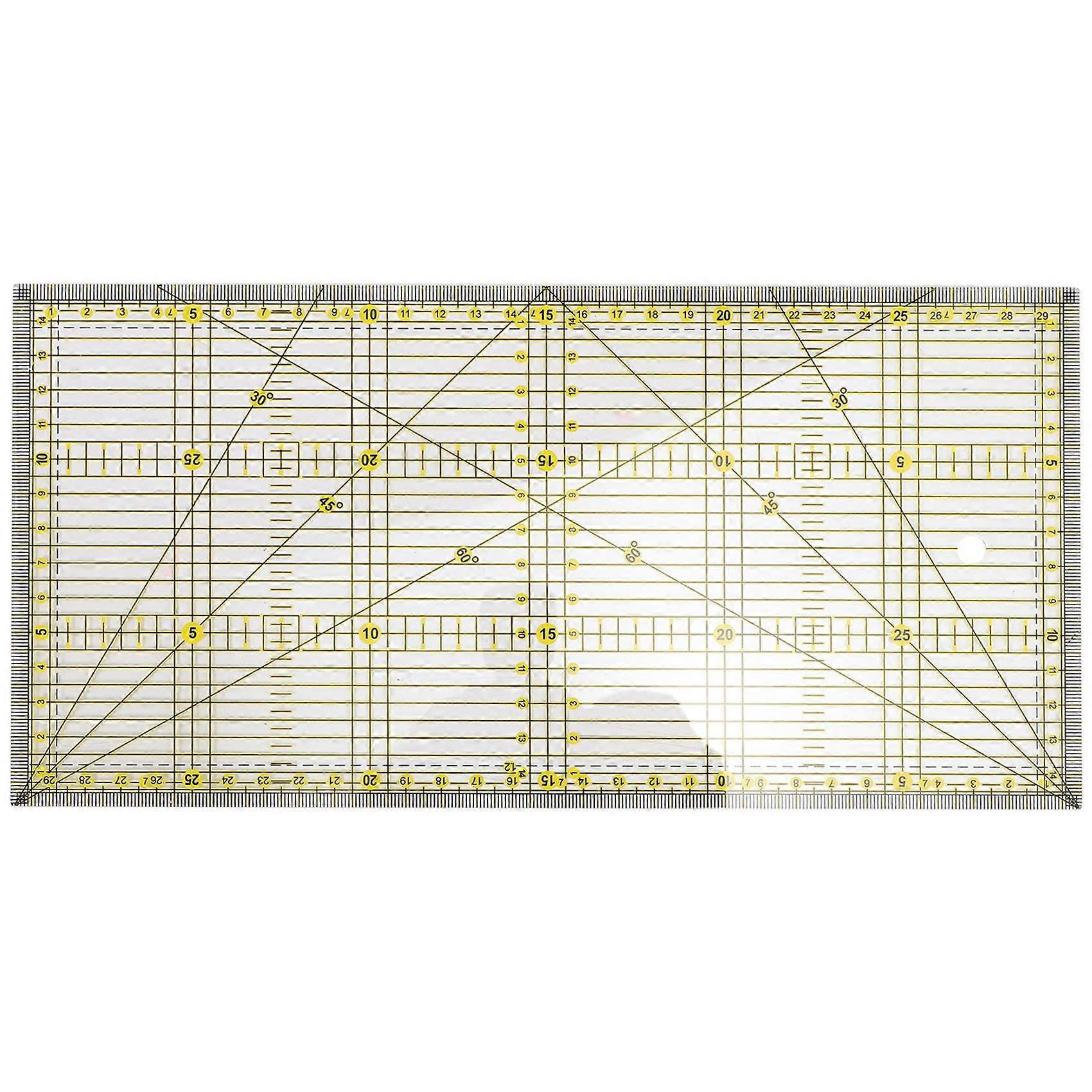 Cutting Ruler Multi- Patchwork Cloth Quilt Ruler Diy Garment Design Drawing Cutting Craft Ruler Sew