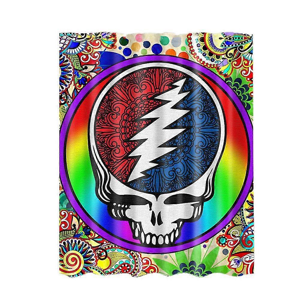 Waterproof Polyester Bathroom Shower Sheer Curtain Panel Decor W/ Hooks #18