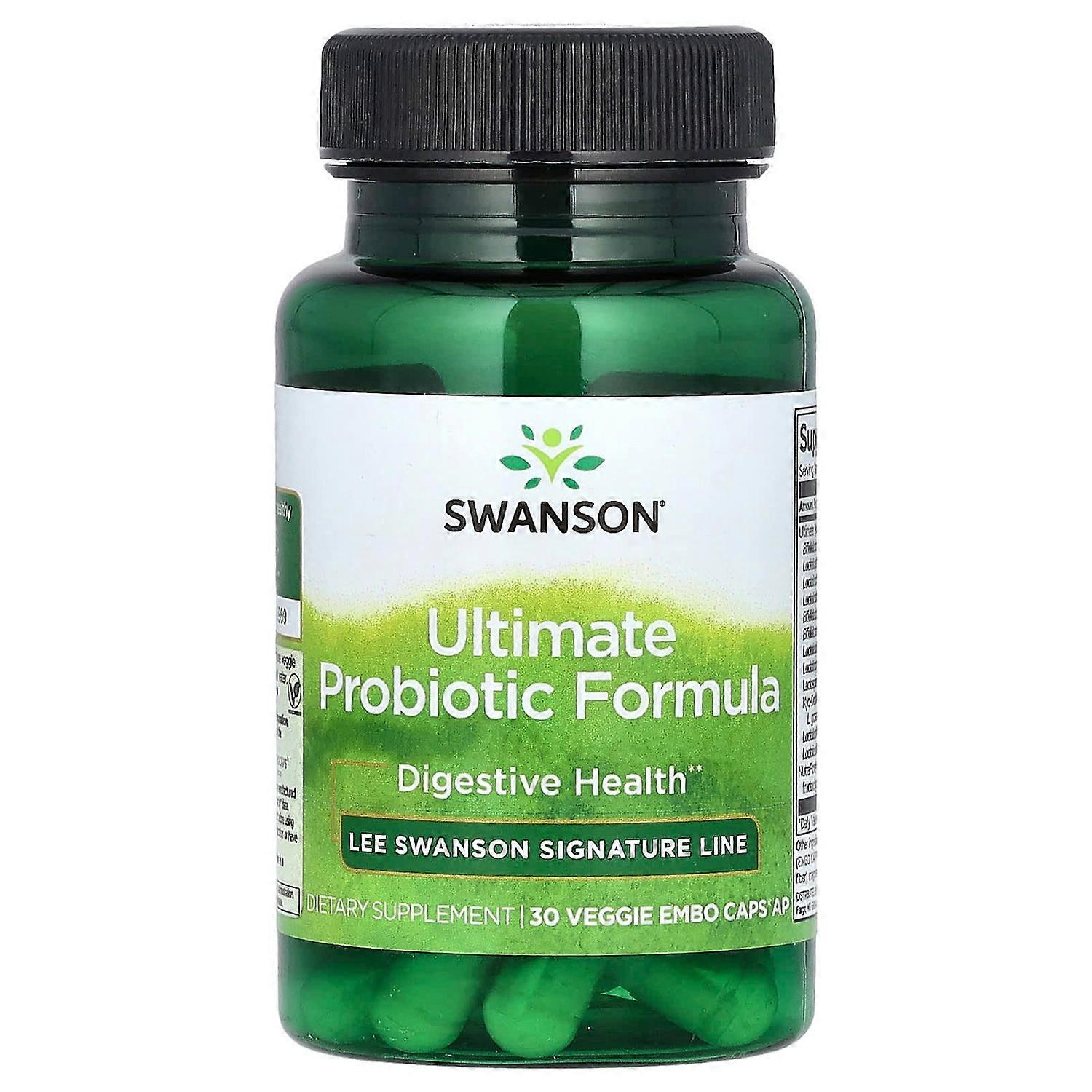 Swanson, Ultimate Probiotic Formula, 30 Veggie Embo Caps Ap