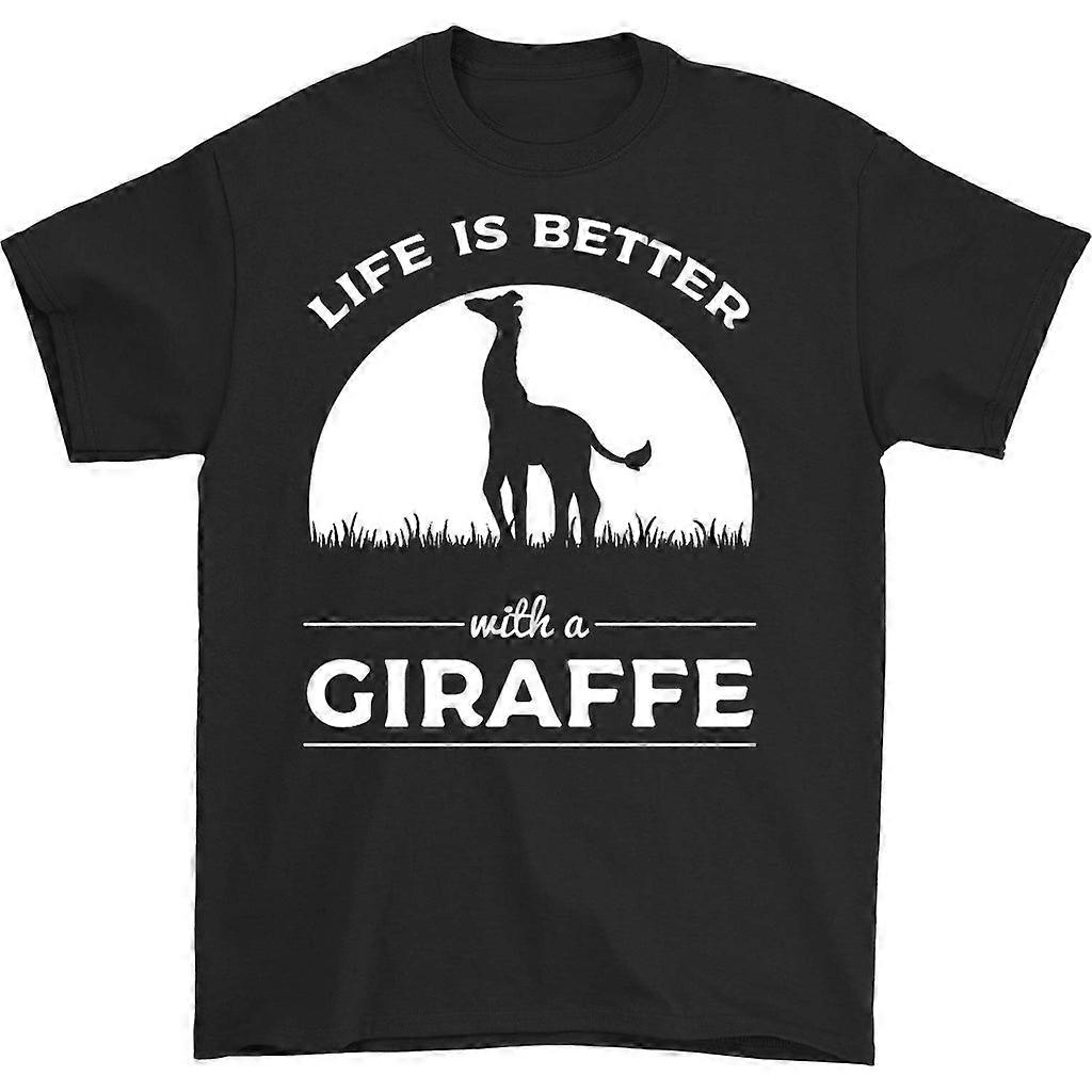 Das Leben ist besser mit einem Giraffen-T-Shirt